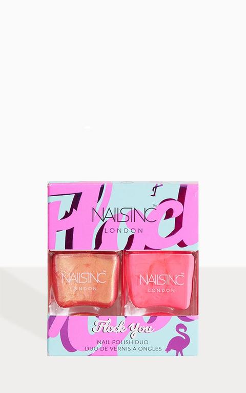 Nails Inc Flock You Nail Polish Duo