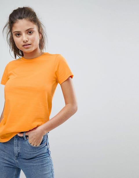 Asos Design - Ultimate - T-shirt Girocollo - Arancione