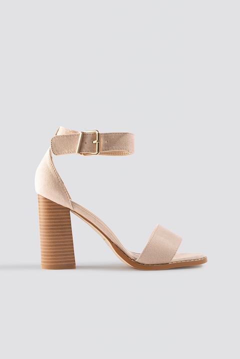 Marina Block Heel Nude