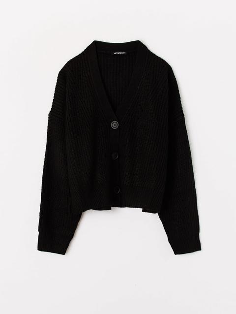 Cardigan Crop Nero