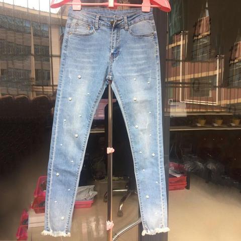 Jeans Biby Classico A Vita Alta Perle