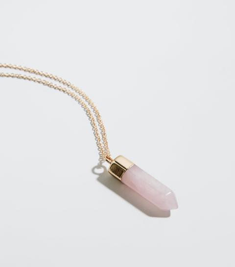 Gold Rose Quartz Pendant Necklace New Look From On 21 Ons - Rose Quartz Pendant Gold Rose Quartz Pendant Necklace New Look From On 21 Ons - Rose Quartz Pendant