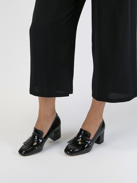 Mocasín Con Tacón Bloque