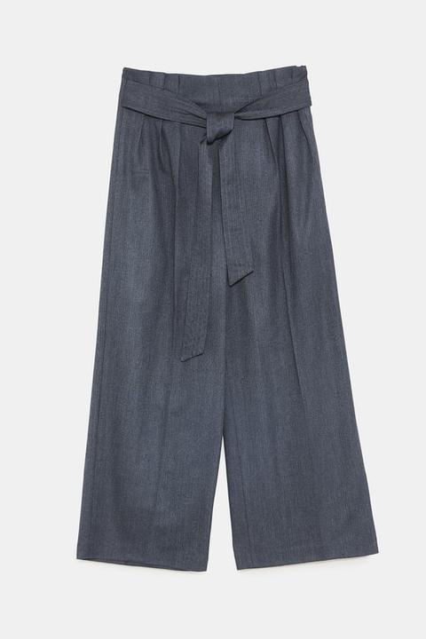 Pantaloni Culotte Fiocco