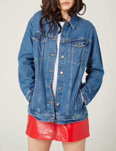 Veste Longue En Jean Medium Blue