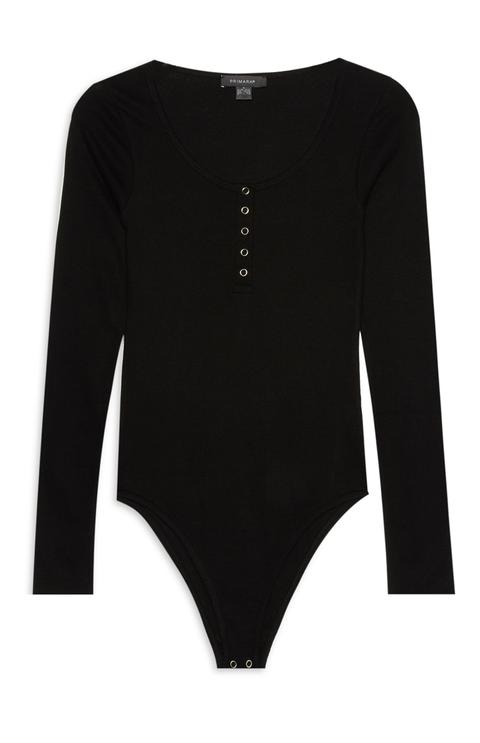 Black Long Bodysuit