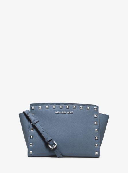 Borsa Messenger Selma Media In Pelle Con Borchie