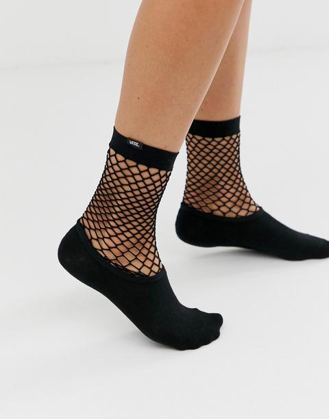 fishnet socks with vans