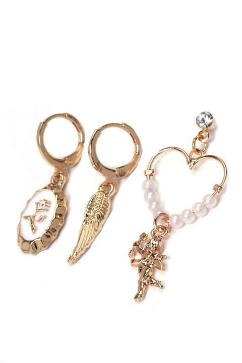 Be My Lover Earring Set - Gold