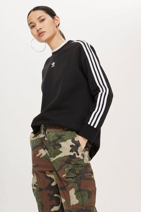 Womens Crew Sweatshirt By Adidas Originals - Black, Black