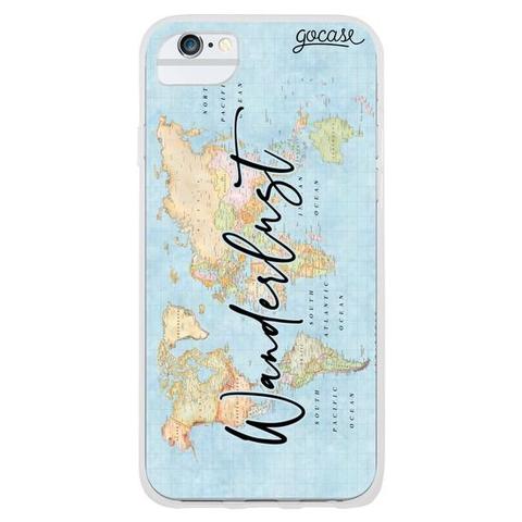 Funda Wanderlust Mundi Map