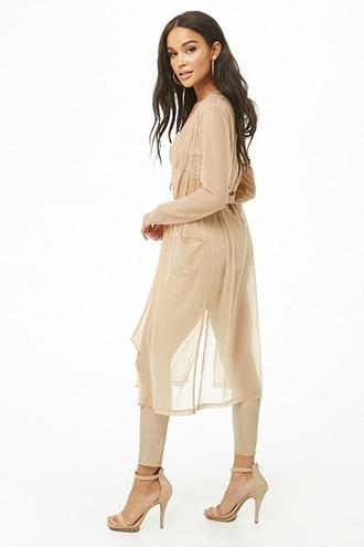 Gold 2025 sheer cardigan