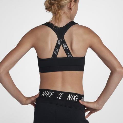Nike Pro Girls' Graphic Sports Bra - Black from Nike on 21 Buttons