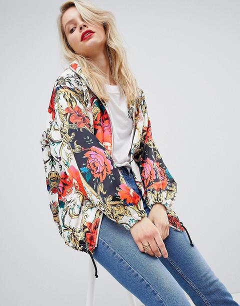 Cazadora Bomber Estampada De Asos Design