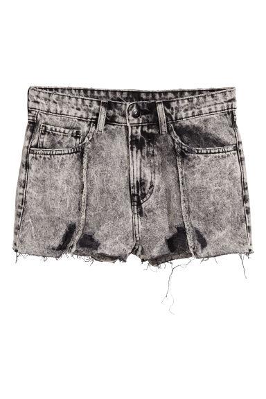 H & M - Shorts In Denim - Nero