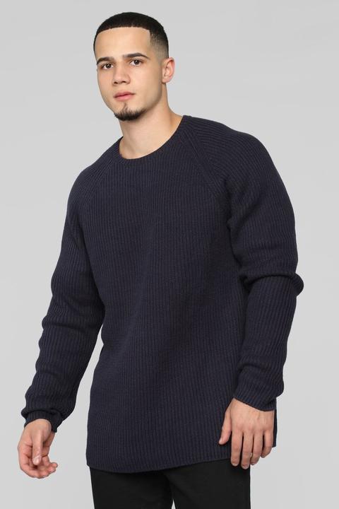 Oren Crewneck Sweater - Navy