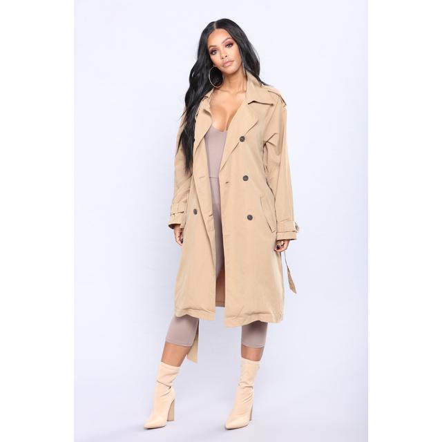 Picture Perfect Trench Coat Camel, Fashion Nova Trench Coats