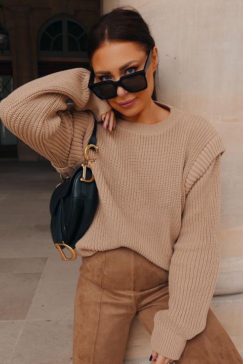 Stone Jumpers - Lorna Luxe Stone 'voltaire' Knit Jumper