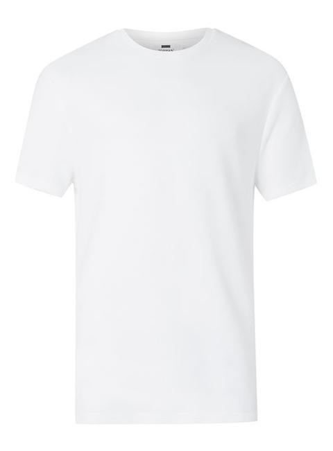 White Rib Textured T-shirt