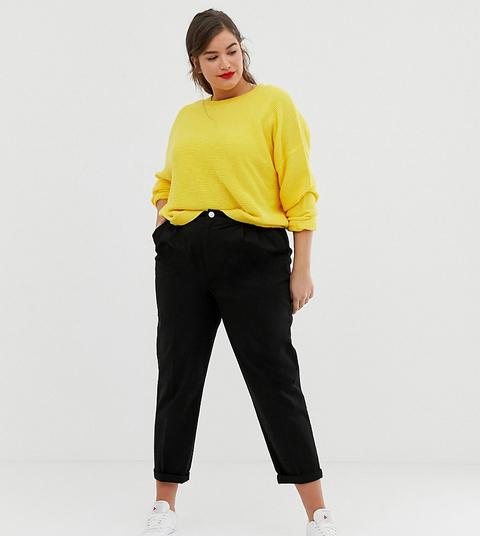 Pantalones Chinos De Asos Design Curve-negro
