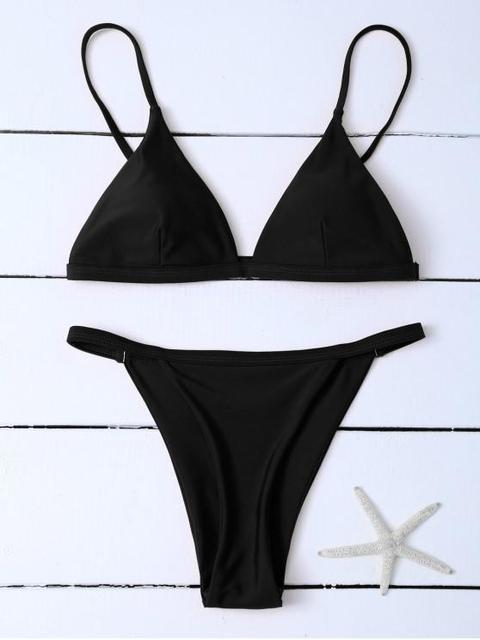 zaful black bikini