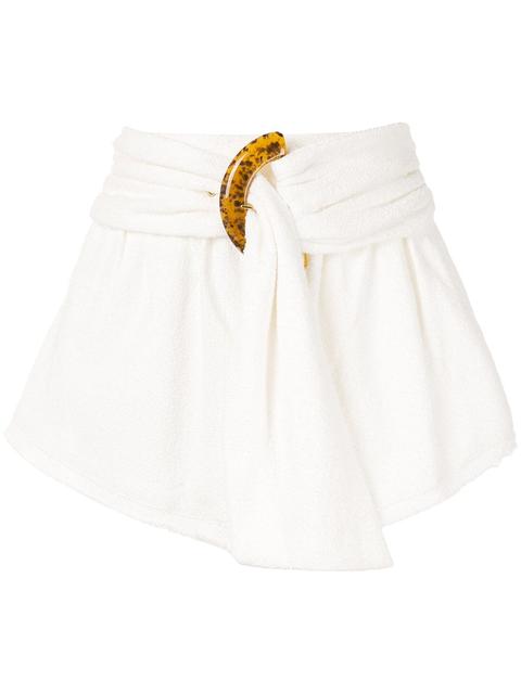 Bec + Bridge Shorts Ollie Con Cinturón - Blanco