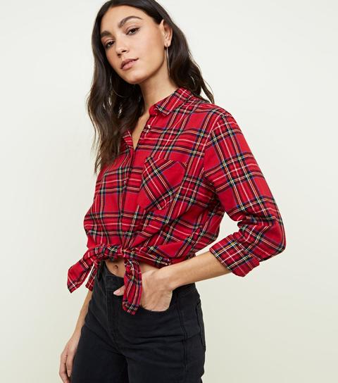 new look checkered shirt