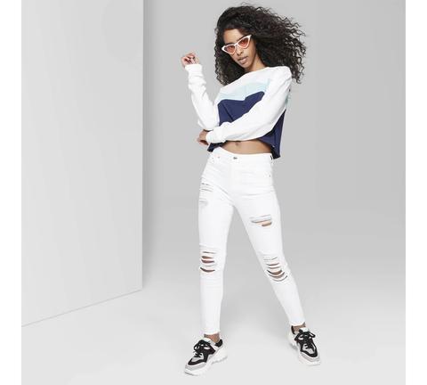 target white skinny jeans