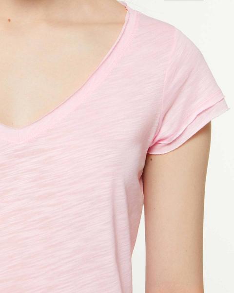 T-shirt Scollo A V