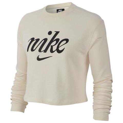 nike cropped sweatshirt