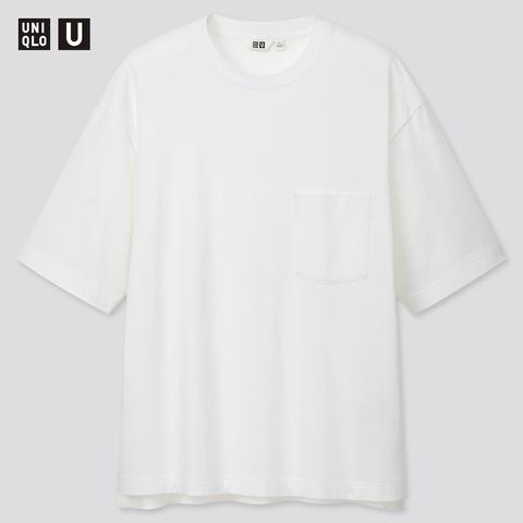 Uniqlo U T-shirt Large À Col Rond Manches Courtes