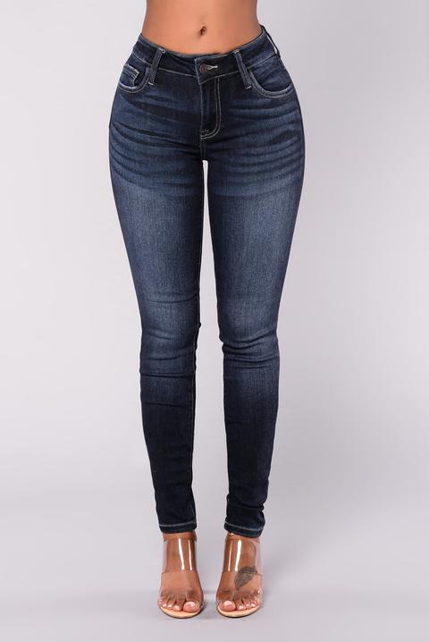 Eyes On Me Jeans - Dark Denim