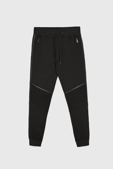 zara biker joggers