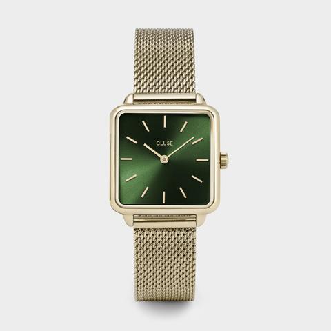 La Tétragone Mesh Gold Forest Green/gold