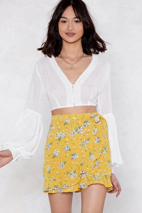 Bud Out Floral Skirt