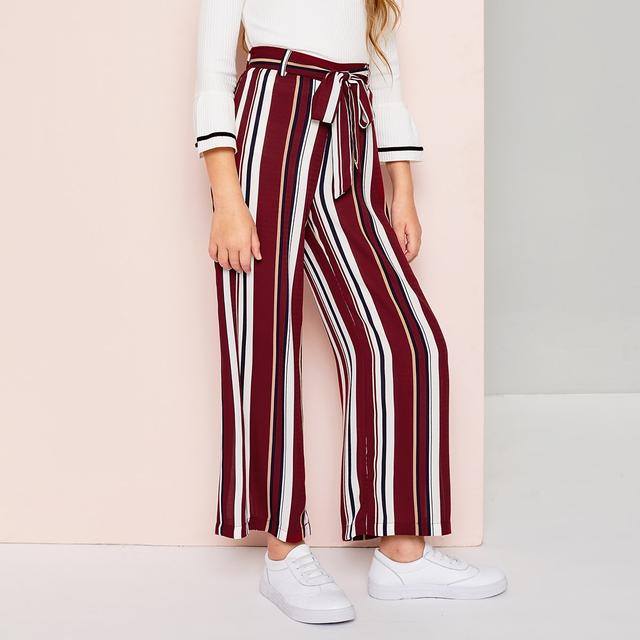 shein striped trousers