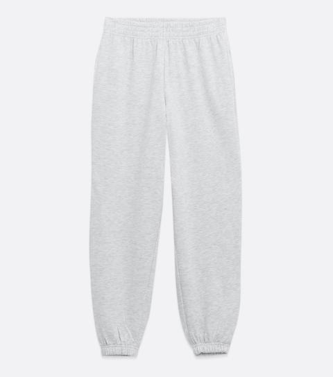 Petite Grey Cuffed Joggers New Look