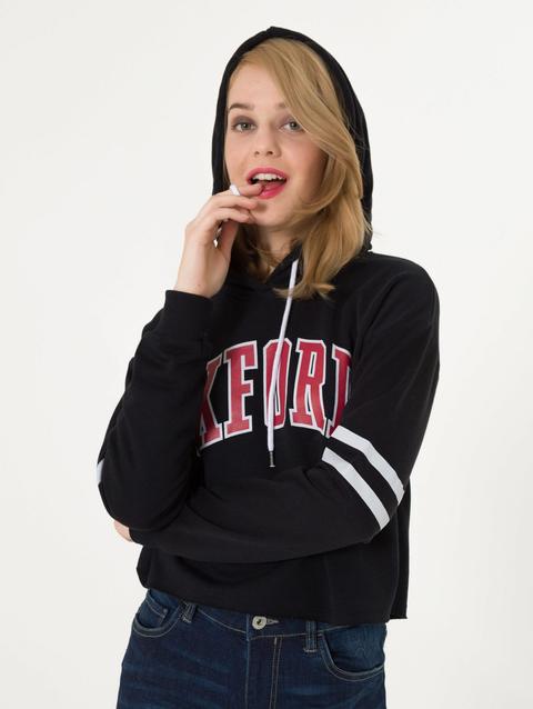 Felpa "oxford" Nero