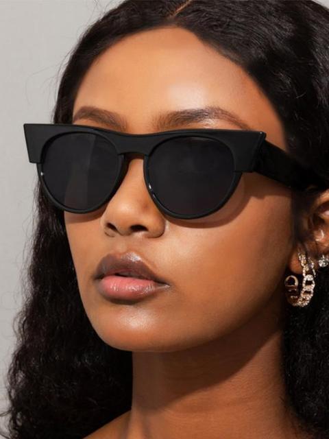 Gafas De Sol Redondas Marco Grueso Fall Leaf Brown Black