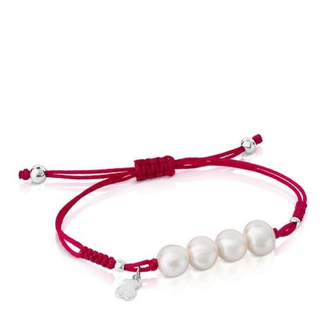 Pulsera De Plata Y Perlas Tous Pearls