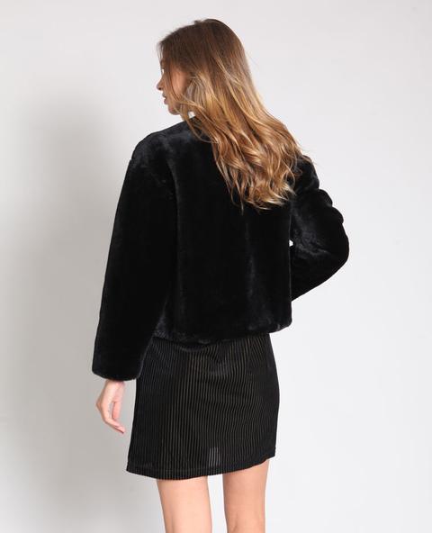 Cappotto Corto In Pelliccia Ecologica