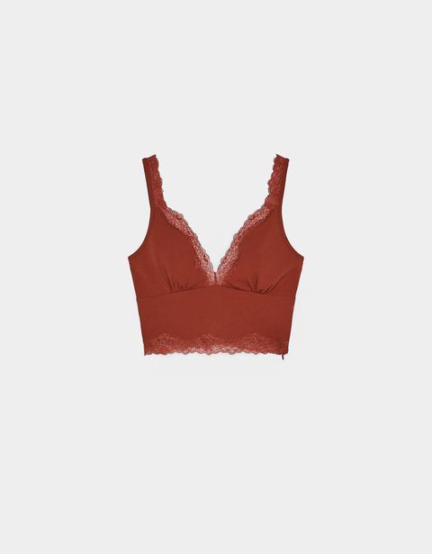 Bralette In Pizzo