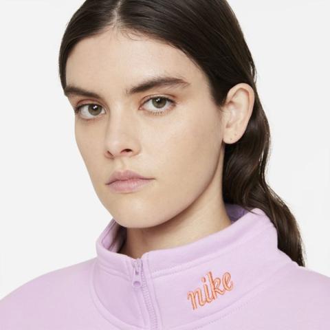 Nike Sportswear Women's 1/4-zip Fleece - Pink