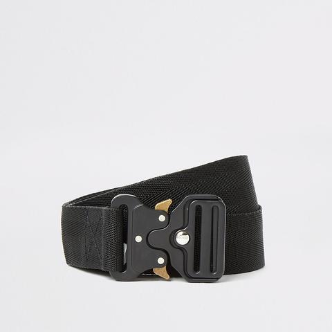 Black clip buckle belt Clearance