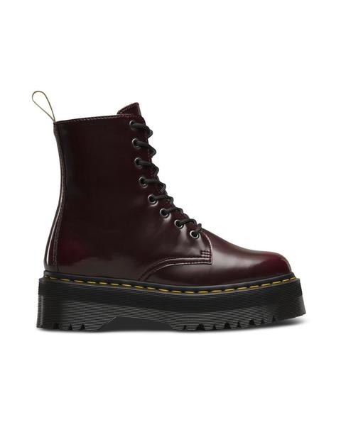 Dr. Martens - Bota Unisex -jadon Cherry Red Vegana