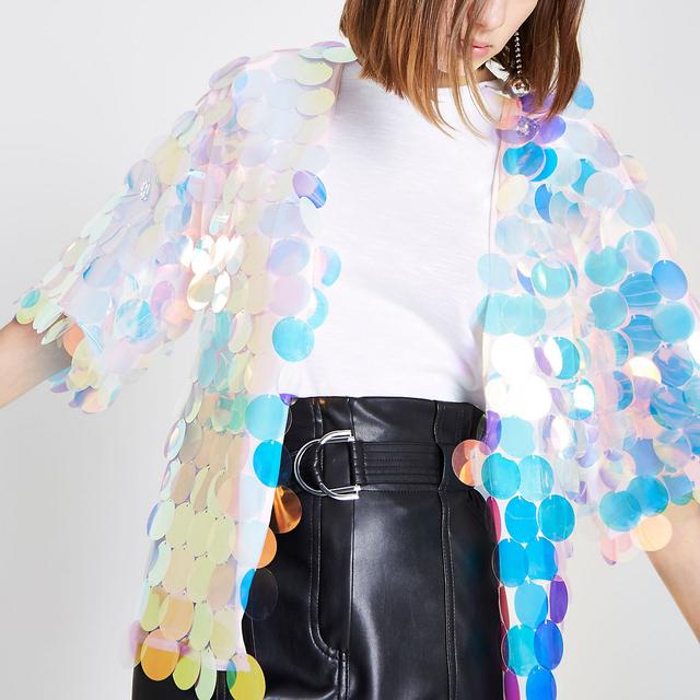sequin disc jacket