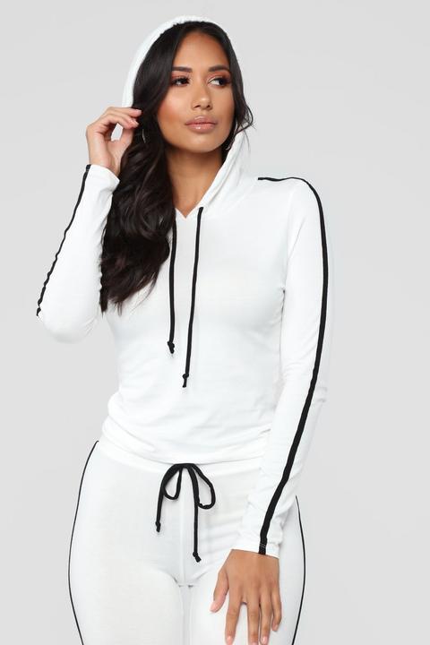 Tennis Time Long Sleeve Set - White