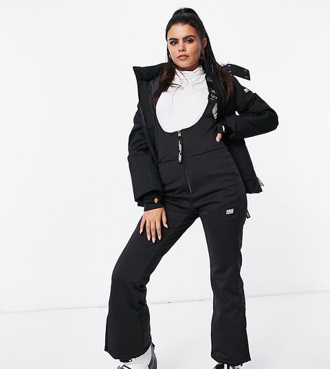 Peto De Esquí Petite De Talle Alto De Asos 4505-negro