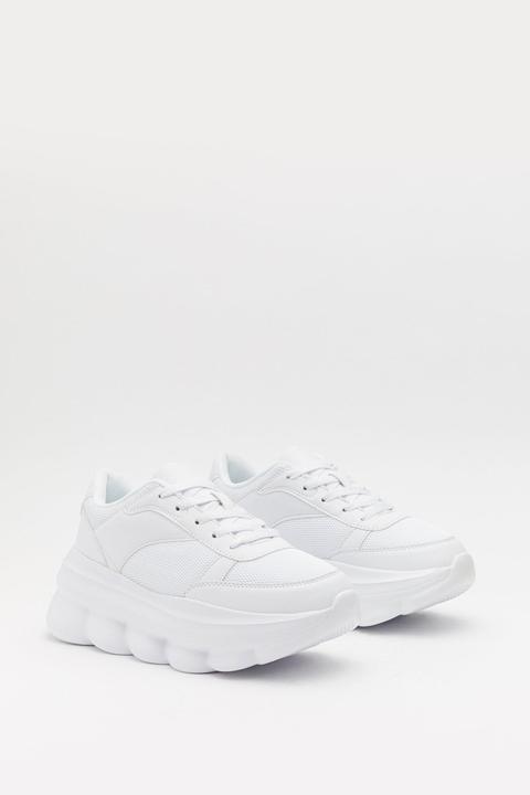 nasty gal white trainers
