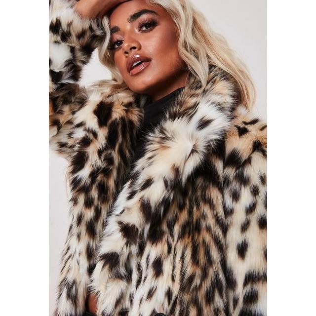 Missguided shop leopard coat